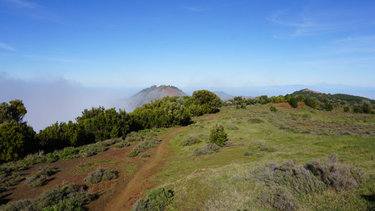 Pfad vom Mirador Hoya de Fireba zum Observatorium
