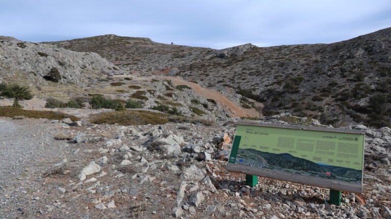 Blick auf die Minas del Carmen