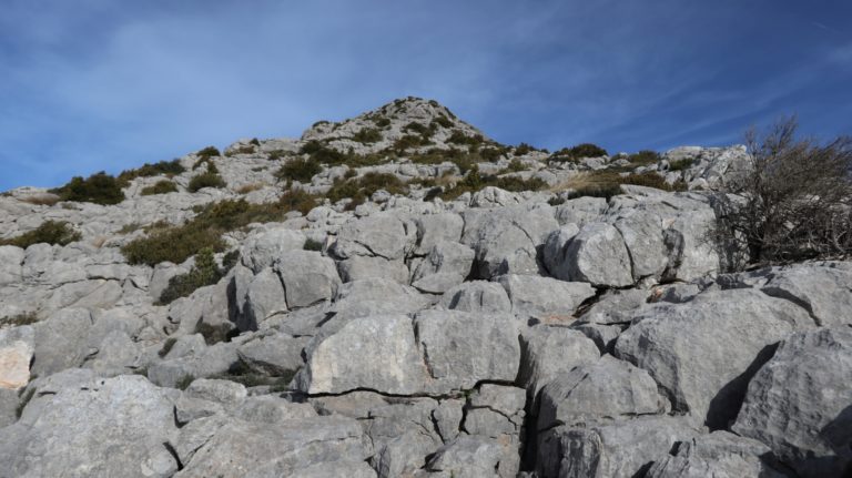 Auf dem Puig de Galatzó Südgrat