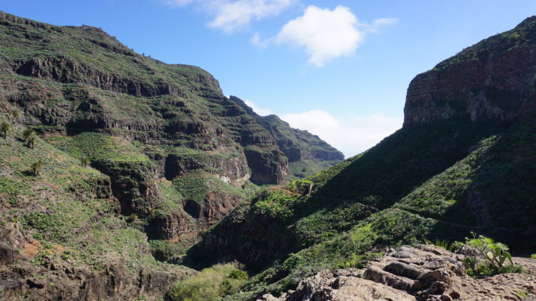 Abstieg durch den Barranco Guarimiar