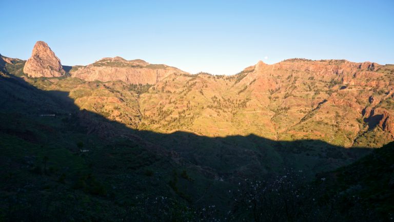 Abendlicht über dem Barranco Benchijigua