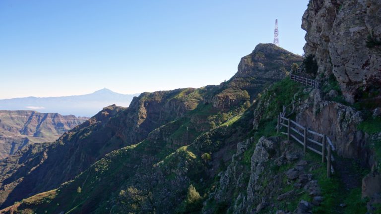 Klippenweg am Degollada de Peraza