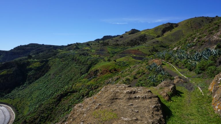 Oberhalb des Wasserspeichers La Caldera