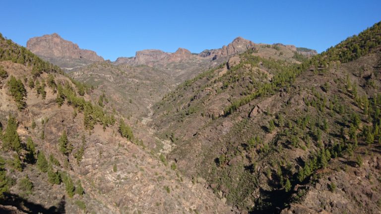 Tiefblick in den Barranco de Soria