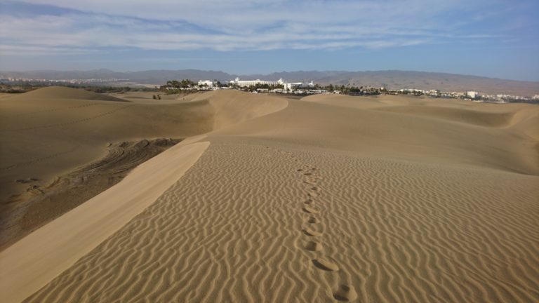 Spuren im Sand
