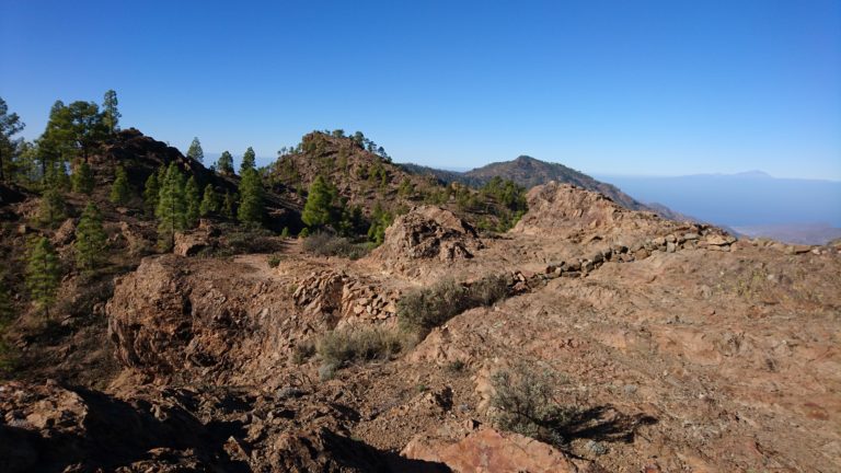 Weg zum Montaña de los Jarones