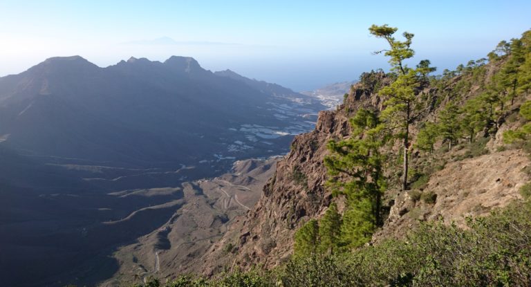Blick ins Tal von San Nicolás de Tolentino