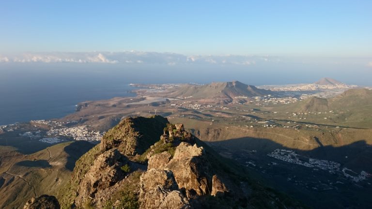Beim Mirador de la Vuelta de Paloma: Blick Richtung Agaete