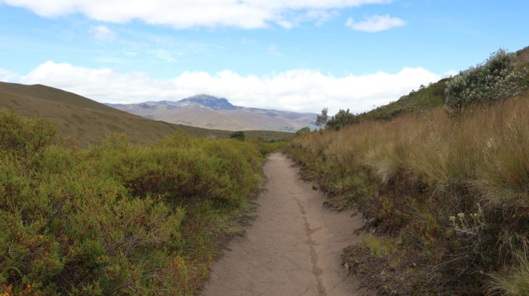 Glatt polierter Abstiegsweg