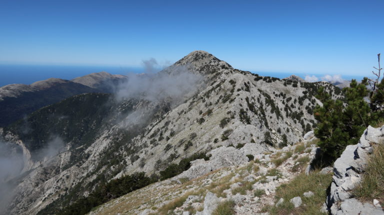 Rückweg zur Maja e Qorres