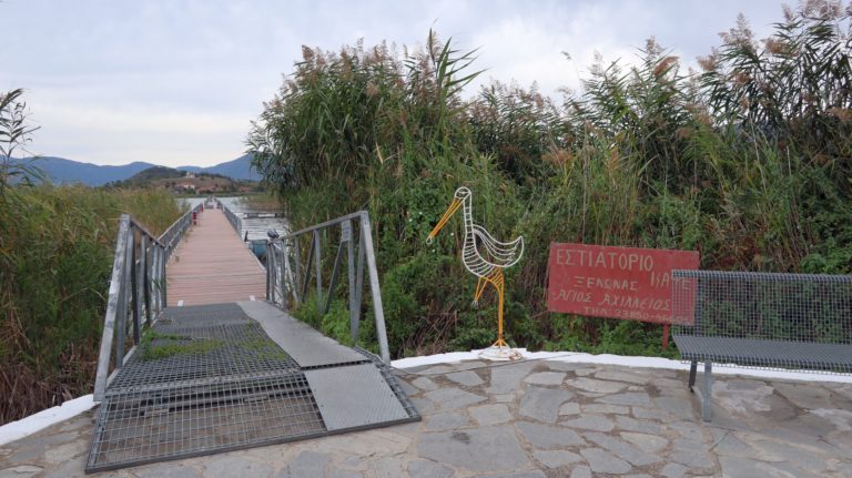 Beginn der Schwimmbrücke