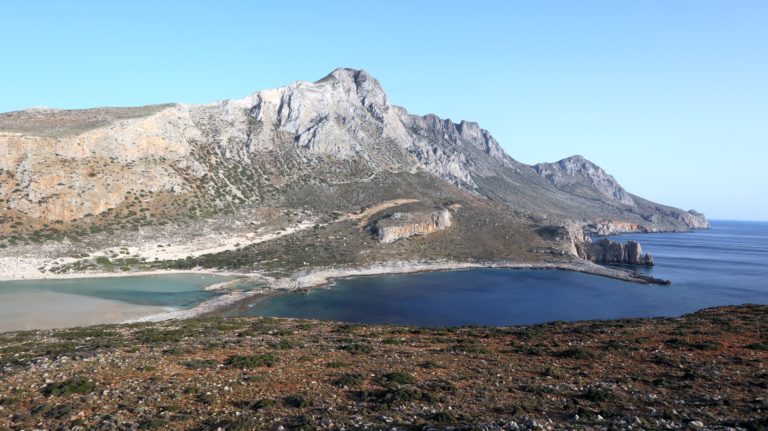 Der Hauptgipfel der Gramvousa Halbinsel wäre sicher auch schön zu besteigen.