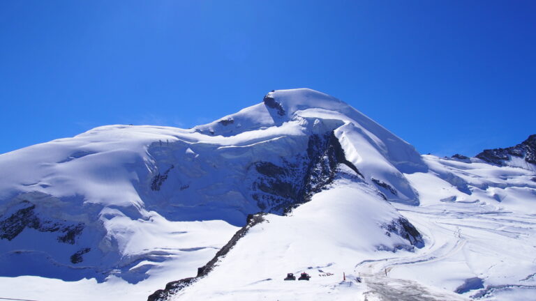 Rückblick zum Allalinhorn vom Mittelallalin