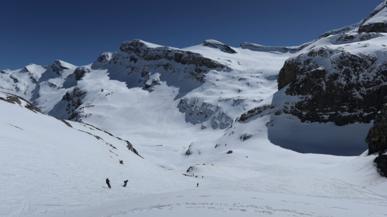 Abfahrt Richtung Lämmerenhütte