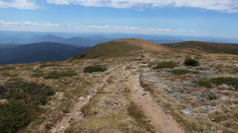 Abstieg zur Hells Gap