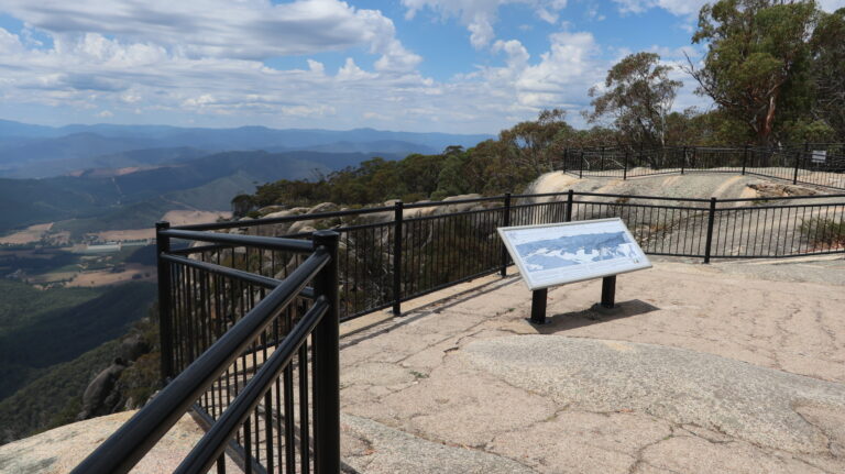Aussichtspunkt am Buffalo Chalet
