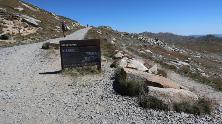 Abzweig des Main Range Track
