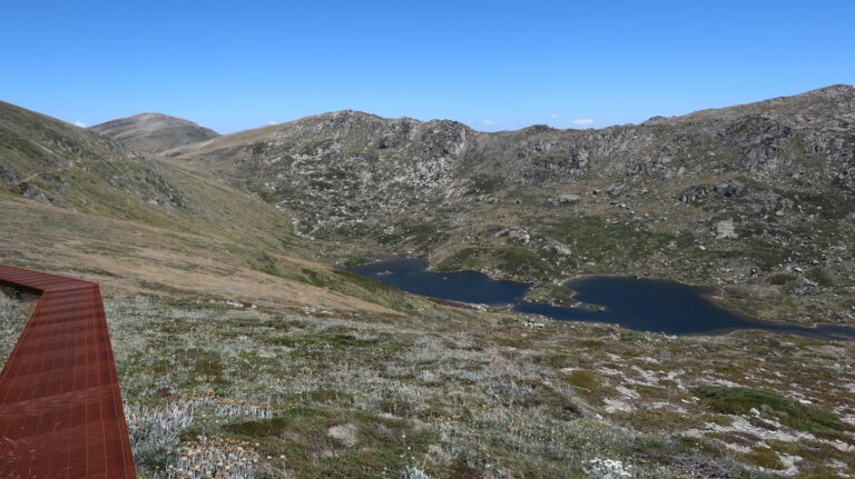 Rückblick auf den Lake Albina