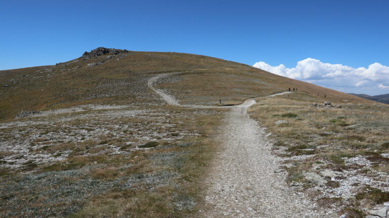 Abzweig zum Mount Twynam