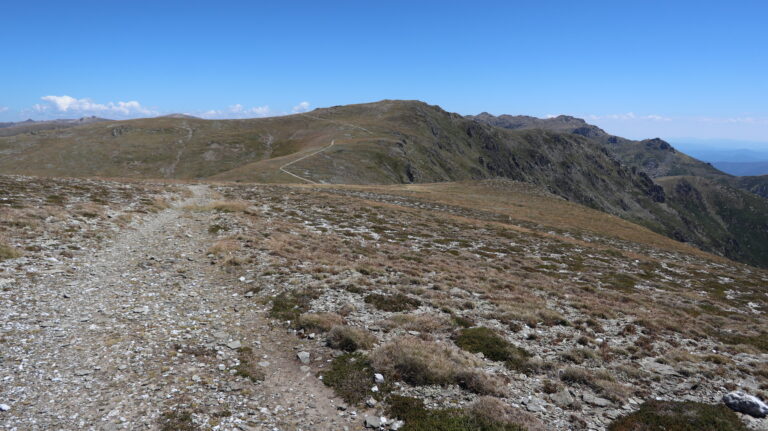 Rückkehr zum Main Range Track