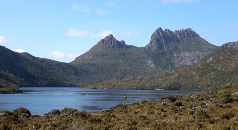 Cradle Mountain herangezoomt