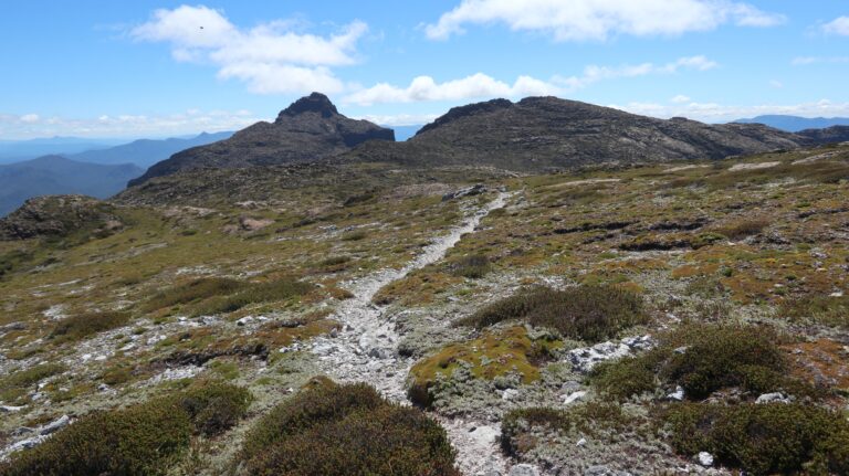 Weg vom Mount Eliza zum Mount Anne
