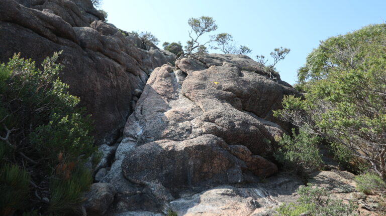 Schöne Kletterstelle