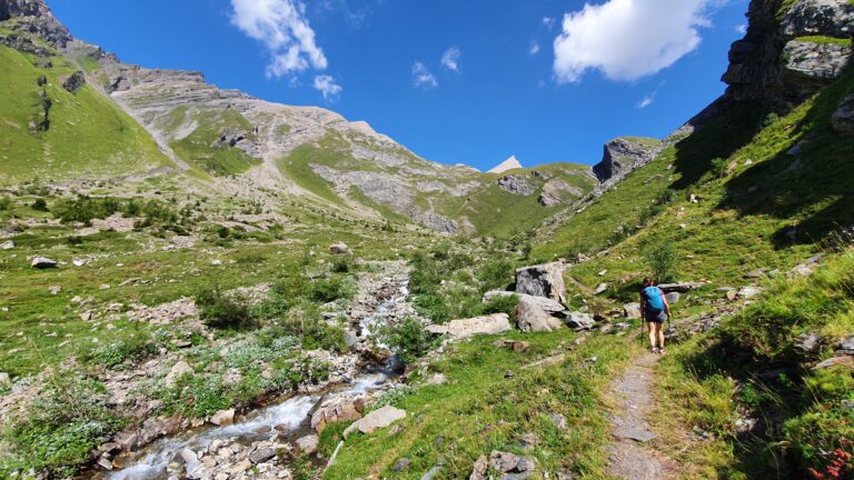 Aufstieg von der Alp Ecules zur Alp Bonalex