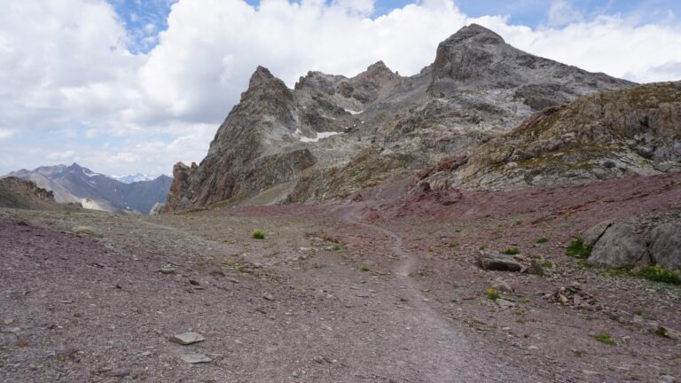 Blick auf den Grand Galibier vom Col Termier