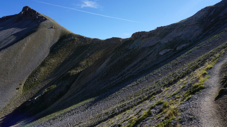 Wegabschnitt zwischen Col d'Izoard und Col Perdu