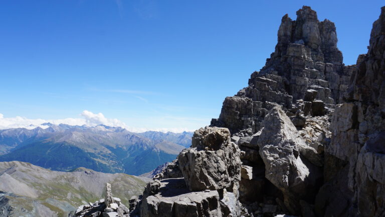 Ausstieg aus dem Couloir