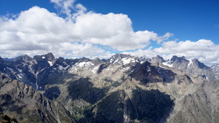 Blick auf das Écrins-Massiv