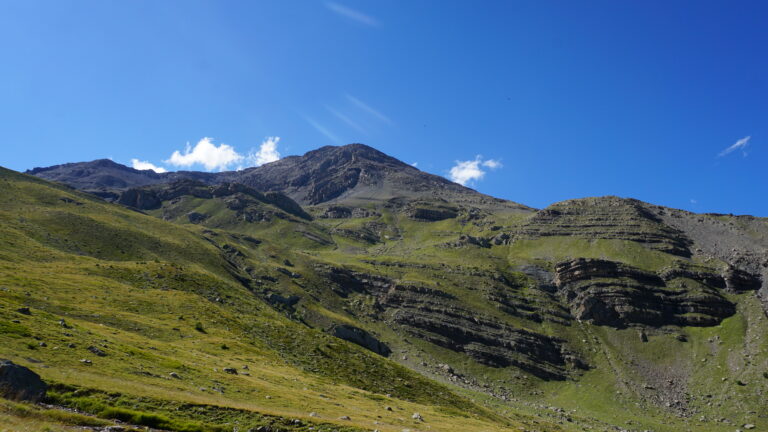 Rückblick zur Pointe de l'Aigière