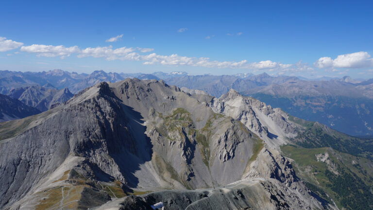 Tiefblick zum Col del Chaberton