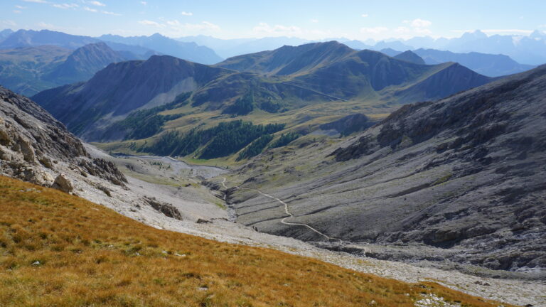 Abstieg vom Col de Chaberton