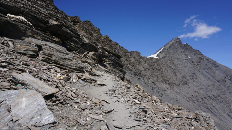 Kraxelstufe nach dem Plateau