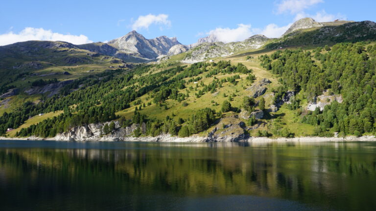 Am Stausee "Le Plan d'Amont"