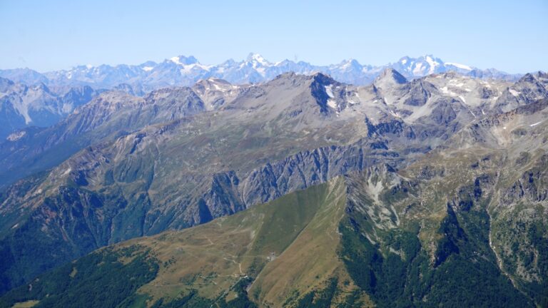 Blick auf das Écrins-Massiv