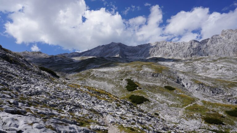 Rückblick zur Zugspitze