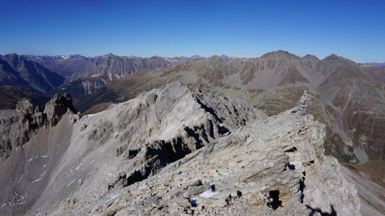 Blick vom Gipfel Richtung Norden