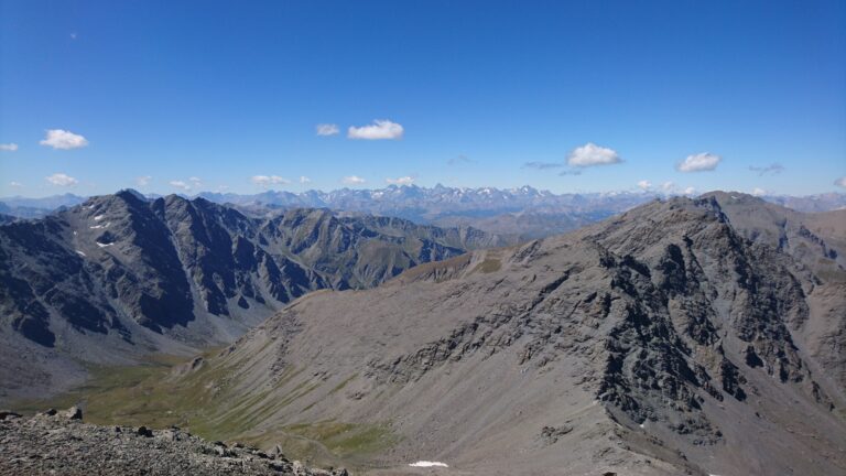 Blick auf das Écrins-Massiv