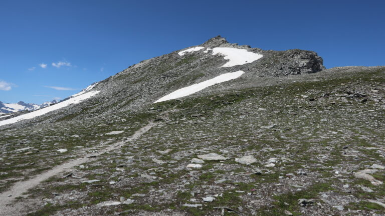 Weg vom Col d'Aussois zur Pointe de l'Observatoire