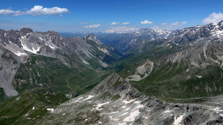 Blick Richtung Mont Blanc