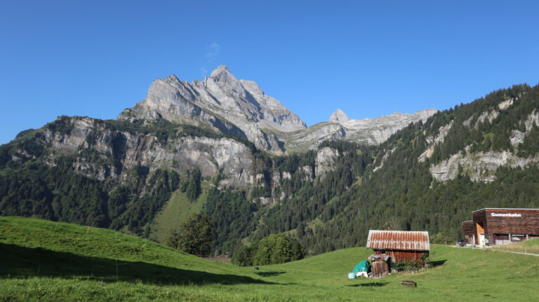 Traumhafter Ortstockblick beim Weg zur Gumenbahn
