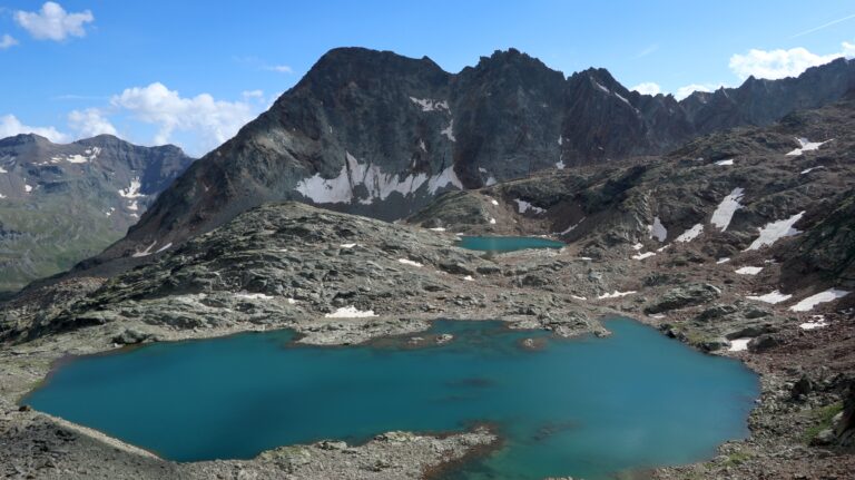 Laghi di Lussert / Lacs de Lussert mit Mont Grauson