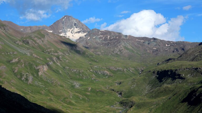 Punta Tersiva vom Rifugio Grauson gesehen