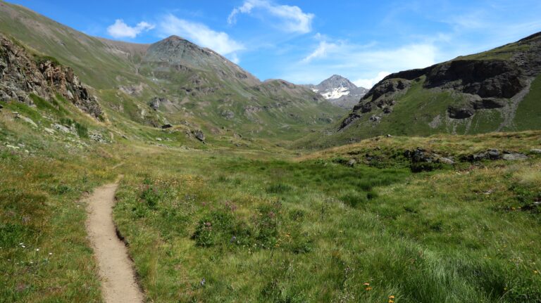 Ein langer Weg durchs Vallon du Grauson steht bevor.