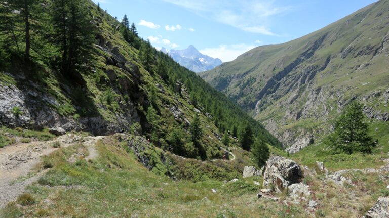 Am Wegkreuz nach Grauson Inferiore