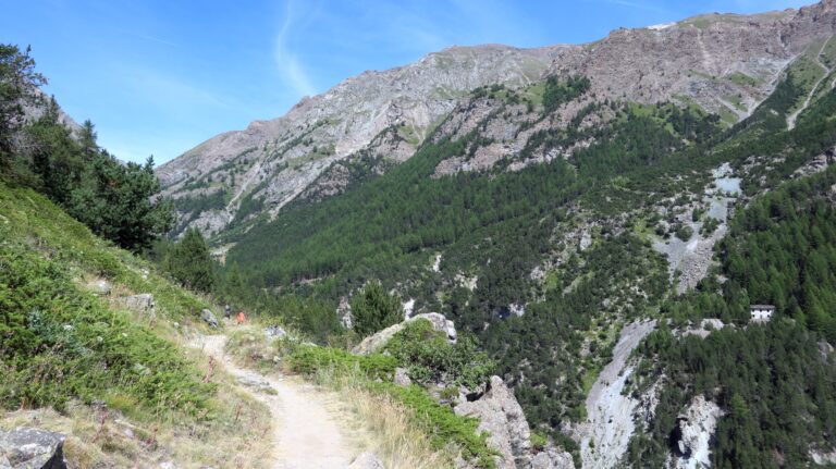 Höhenweg über dem Torrent de Grauson von Ecloseur nach Gimillan