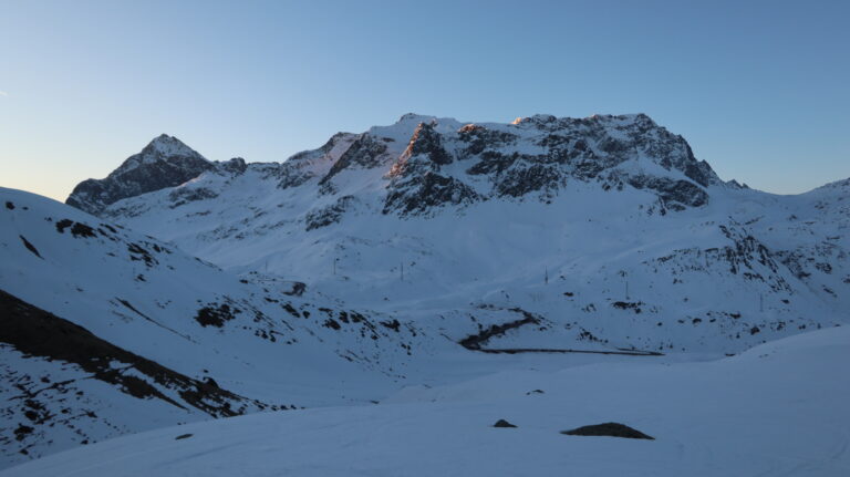Erstes Licht am Julierpass